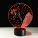 Libra Horoscope 3D Optical Illusion Lamp - 3D Optical Lamp
