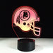 Washington Redskins 3D Optical Illusion Lamp - 3D Optical Lamp