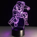 Marvel Inspired Squating Iron Man 3D Optical Illusion Lamp - 3D Optical Lamp