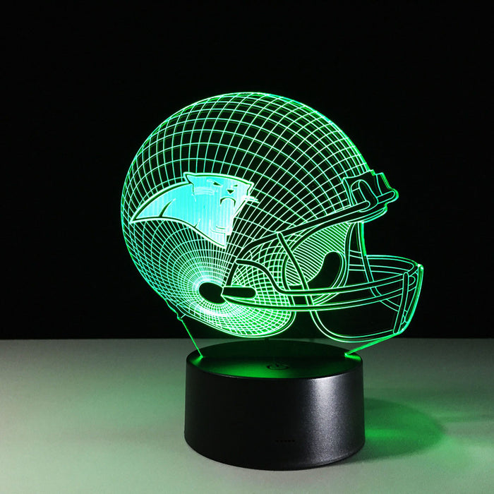 Carolina Panthers 3D Optical Illusion Lamp - 3D Optical Lamp