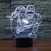 Marvel Inspired Flying Iron Man 3D Optical Illusion Lamp - 3D Optical Lamp