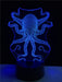 Octopus touch 3D lamp stereoscopic colorful Nightlight  lamp - 3D Optical Lamp
