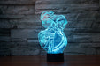 Frozen Inspired 3D Optical Illusion Lamp - 3D Optical Lamp