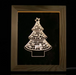 Solid Wood 3D Bedside  Photo Frame Lamp-Christmas Tree - 3D Optical Lamp