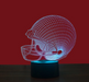 Football Helmet 3D Light Colorful Lights Creative Lamp - 3D Optical Lamp