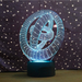 Abstract 3D Art Creative Vision Lamp Night Light - 3D Optical Lamp
