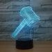 Marvel Inspired Quake 3D Optical Illusion Lamp - 3D Optical Lamp