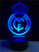 Real Madrid logo LOGO touch 3D  colorful Nightlight  lamp - 3D Optical Lamp