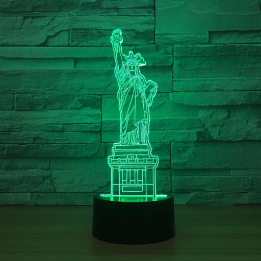 Status of liberty 3D Optical Illusion Lamp - 3D Optical Lamp
