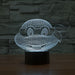 Teenage Mutant Ninja Turtles Inspired Turtle Head Bust 3D Optical Illusion Lamp - 3D Optical Lamp