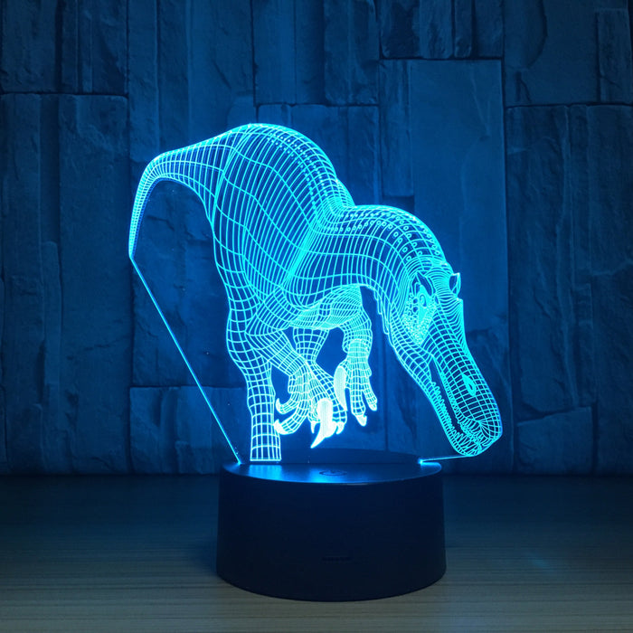 Tyrannosaurus Rex 3D Optical Illusion Lamp - 3D Optical Lamp