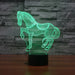 Charming Horse 3D Optical Illusion Lamp - 3D Optical Lamp