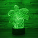 Abstract Flower 3D Optical Illusion Lamp - 3D Optical Lamp