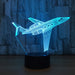 Adorable Airplane 3D Optical Illusion Lamp - 3D Optical Lamp