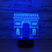 Arch of Triumph 3D Optical Illusion Lamp - 3D Optical Lamp