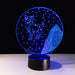 Aries Horoscope 3D Optical Illusion Lamp - 3D Optical Lamp