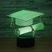 Bachelor Hat 3D Optical Illusion Lamp - 3D Optical Lamp