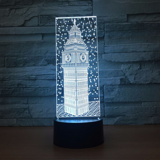 Big Ben 3D Optical Illusion Lamp - 3D Optical Lamp
