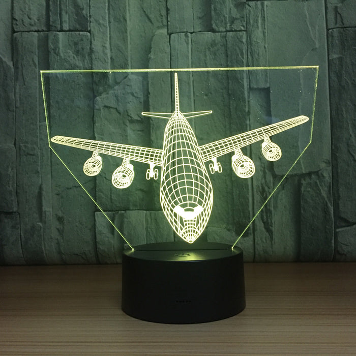 Big Plane 3D Optical Illusion Lamp - 3D Optical Lamp
