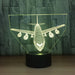 Big Plane 3D Optical Illusion Lamp - 3D Optical Lamp