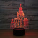 Church 3D Optical Illusion Lamp - 3D Optical Lamp