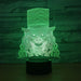 Adorable Clown 3D Optical Illusion Lamp - 3D Optical Lamp