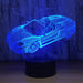 Cool Sports Car 3D Optical Illusion Lamp - 3D Optical Lamp