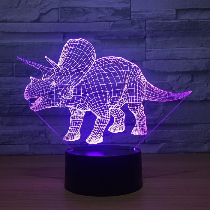 Dinosaur 3D Optical Illusion Lamp - 3D Optical Lamp