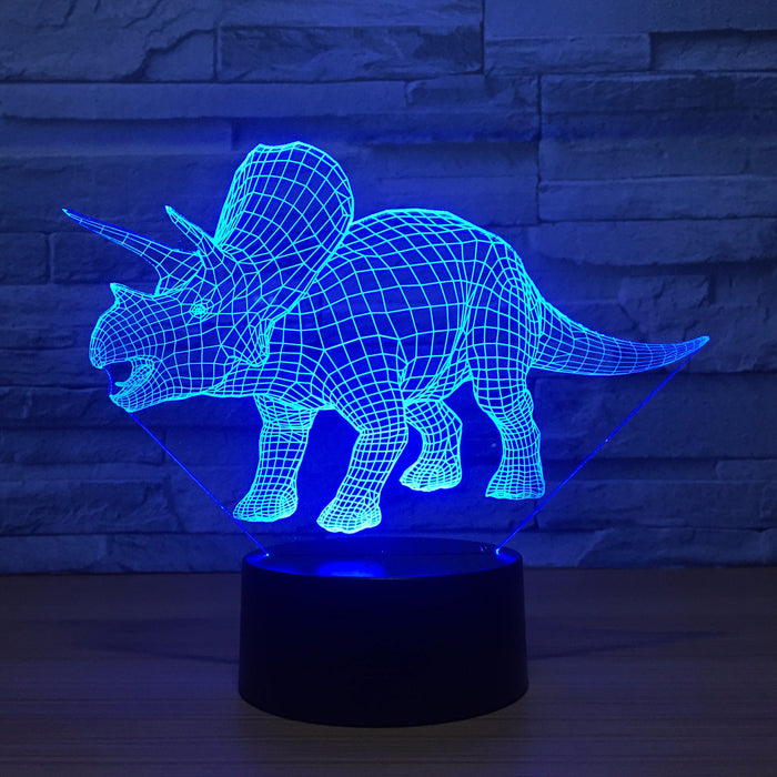 Dinosaur 3D Optical Illusion Lamp - 3D Optical Lamp