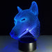 Dog Head 3D Optical Illusion Lamp - 3D Optical Lamp