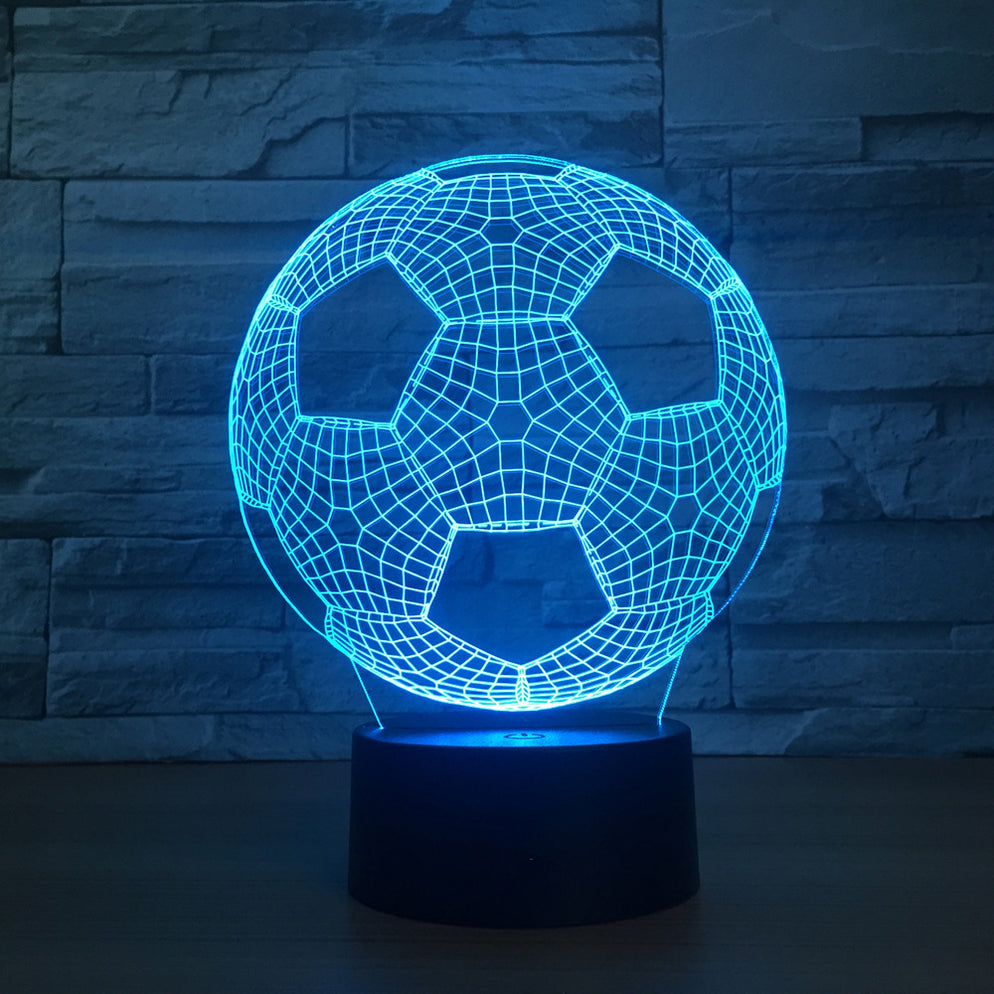 Football Soccer 3D Optical Illusion Lamp — 3D Optical Lamp