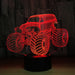 Go-anywhere Vehicle 3D Optical Illusion Lamp - 3D Optical Lamp