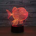 Adorable Goldenfish 3D Optical Illusion Lamp - 3D Optical Lamp