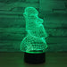 Golem Stone Man 3D Optical Illusion Lamp - 3D Optical Lamp