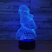 Golem Stone Man 3D Optical Illusion Lamp - 3D Optical Lamp
