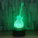 Abstract Guitar 3D Optical Illusion Lamp - 3D Optical Lamp