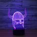 Horn Helmet 3D Optical Illusion Lamp - 3D Optical Lamp