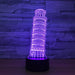 Leaning Tower of Pisa 3D Optical Illusion Lamp - 3D Optical Lamp