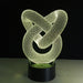 Love Knot 3D Optical Illusion Lamp - 3D Optical Lamp