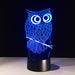 Owl 3D Optical Illusion Lamp - 3D Optical Lamp