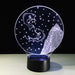 Pisces Horoscope 3D Optical Illusion Lamp - 3D Optical Lamp