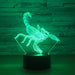 Adorable Scorpion 3D Optical Illusion Lamp - 3D Optical Lamp
