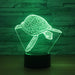 Adorable Turtle 3D Optical Illusion Lamp - 3D Optical Lamp