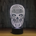Scary Skull 3D Optical Illusion Lamp - 3D Optical Lamp