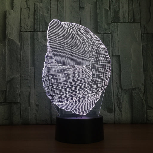 Sea Snail 3D Optical Illusion Lamp - 3D Optical Lamp