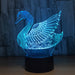 Abstract Swan 3D Optical Illusion Lamp - 3D Optical Lamp