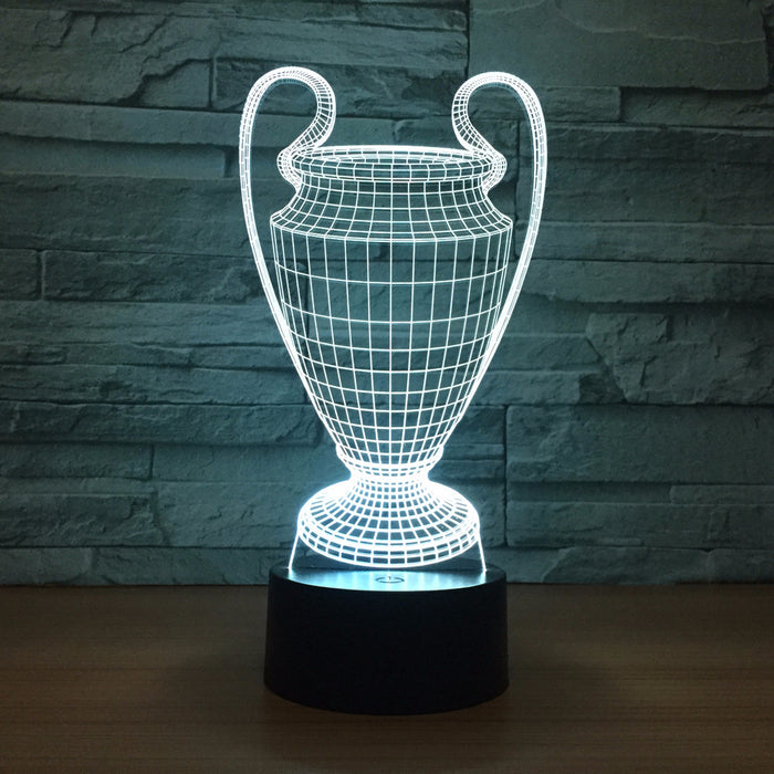 Trophy Cup Wards 3D Optical Illusion Lamp - 3D Optical Lamp