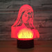 Virgin Mary 3D Optical Illusion Lamp - 3D Optical Lamp