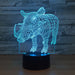 Wild Pig 3D Optical Illusion Lamp - 3D Optical Lamp
